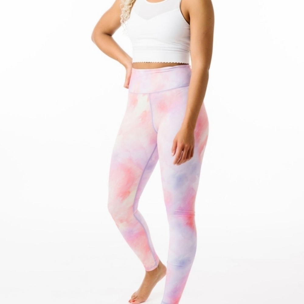 ZYIA Sorbet Sunset Light n Tight Hi-Rise Legging Size 6 - 8
